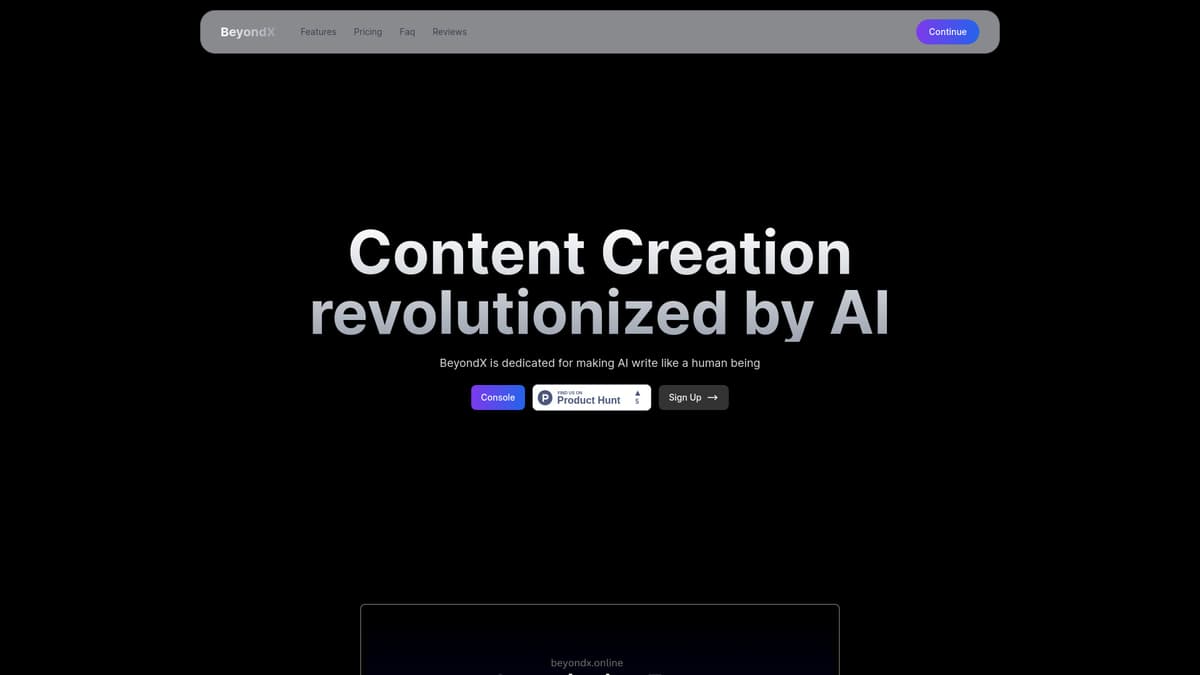 BeyondX screenshot 1