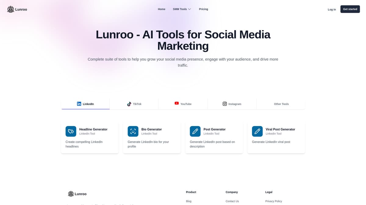 Lunroo screenshot 1