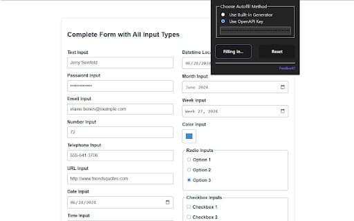 Autofilly screenshot 1