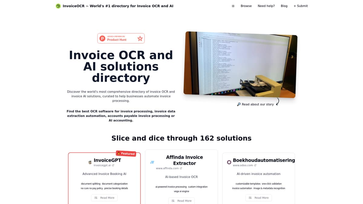 InvoiceOCR screenshot 1