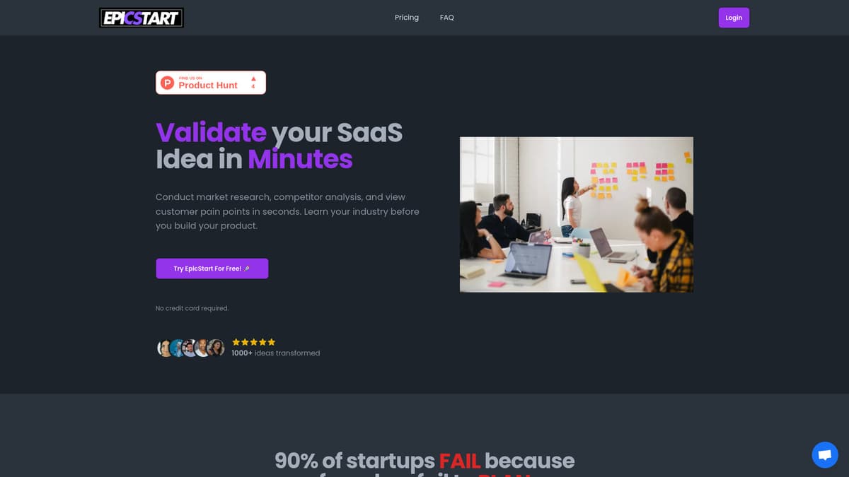 EpicStart screenshot 1
