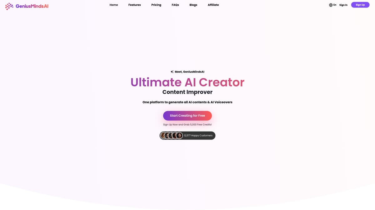 GeniusMindsAI screenshot 1