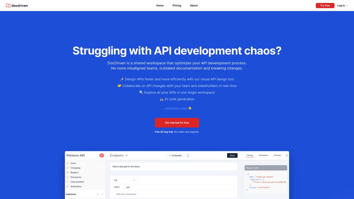DocDriven screenshot 1
