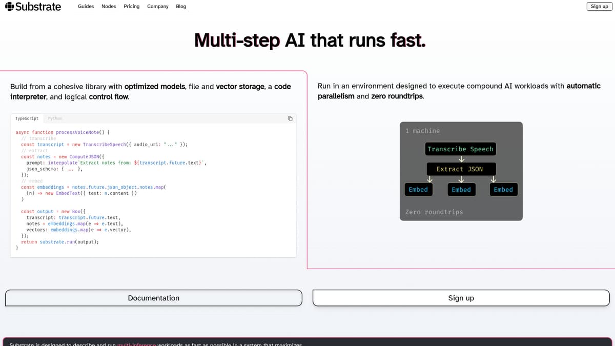Substrate screenshot 1