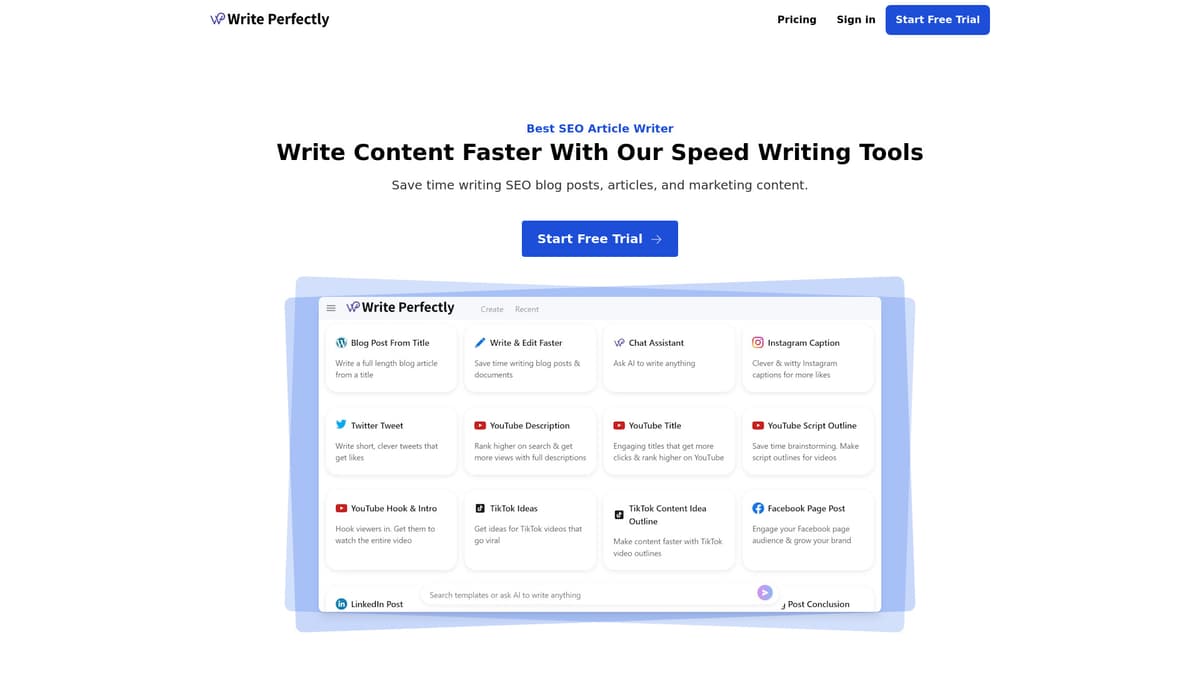 Write Perfectly screenshot 1