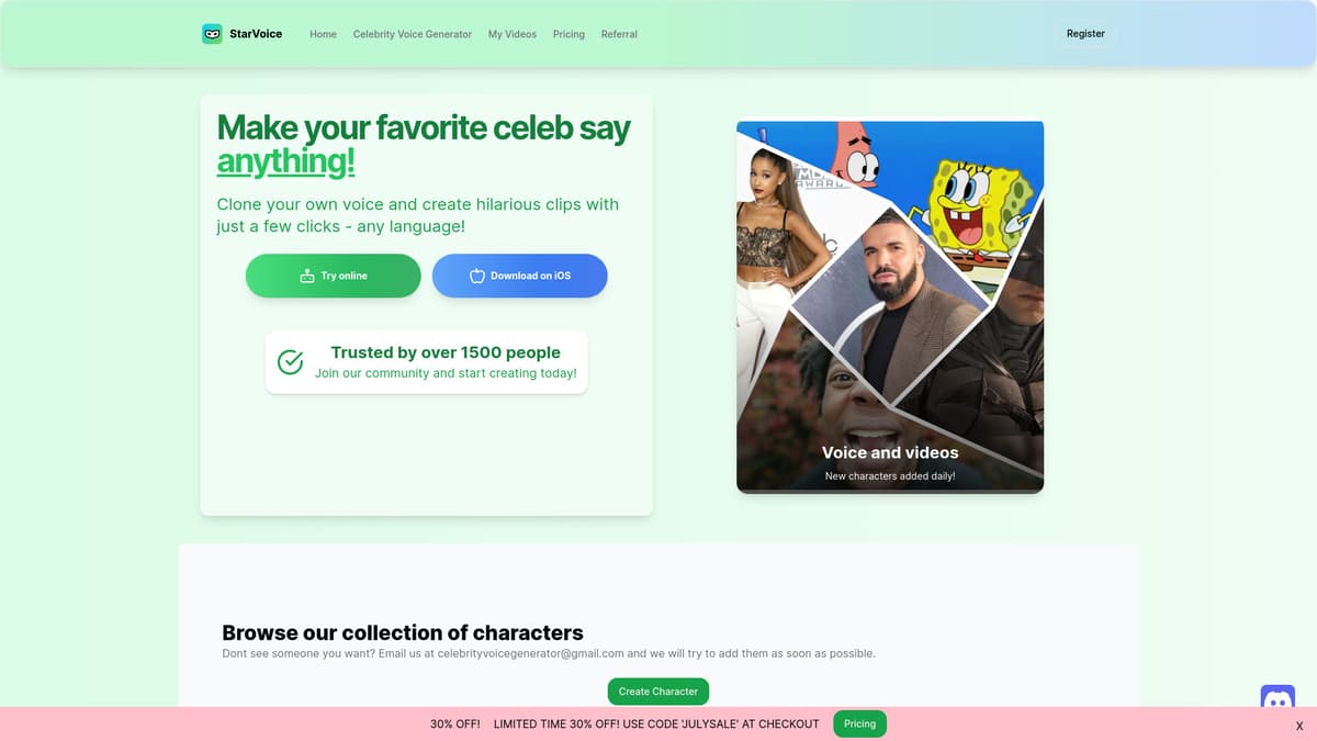 StarVoiceAi screenshot 1
