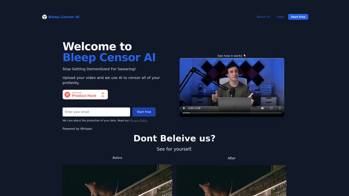 Bleep Censor AI screenshot 1