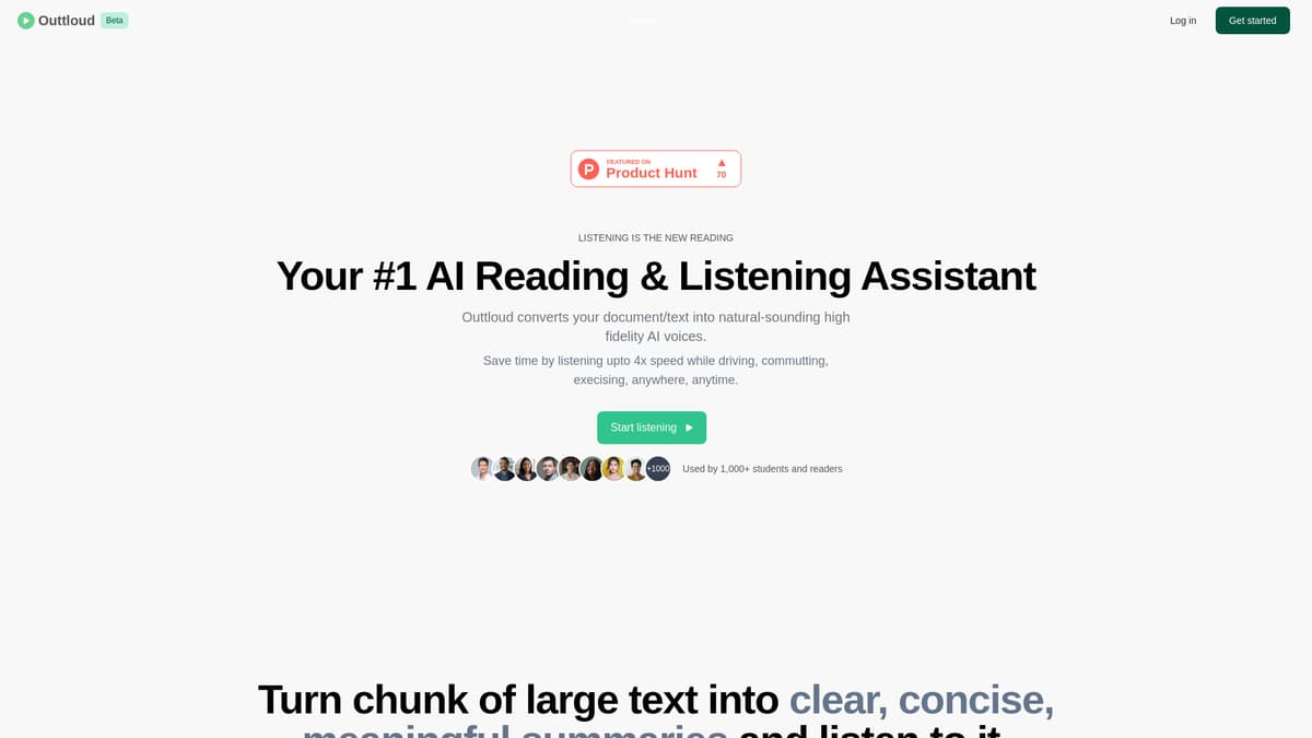 Outtloud screenshot 1
