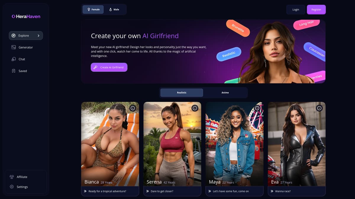 HeraHaven screenshot 1