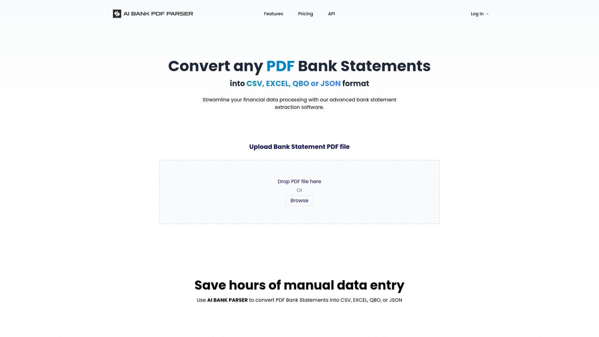 AI Bank Parser screenshot 1
