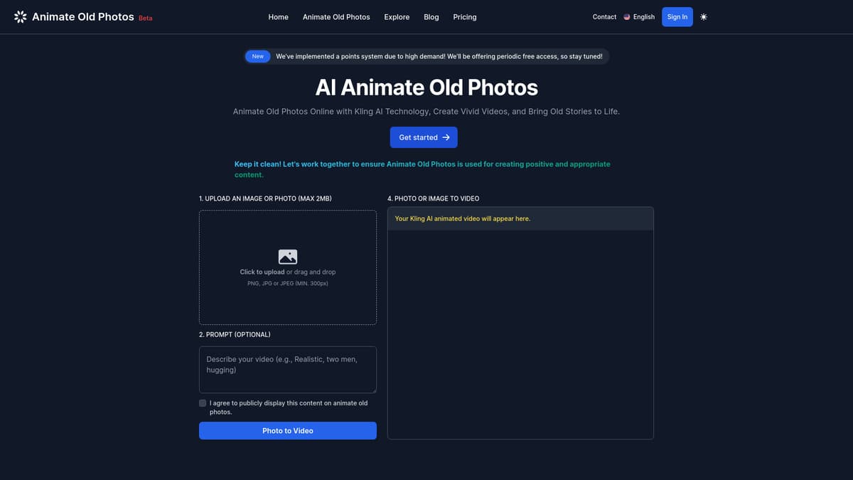 Animate Old Photos screenshot 1