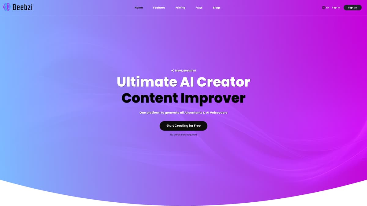 Beebzi.AI screenshot 1