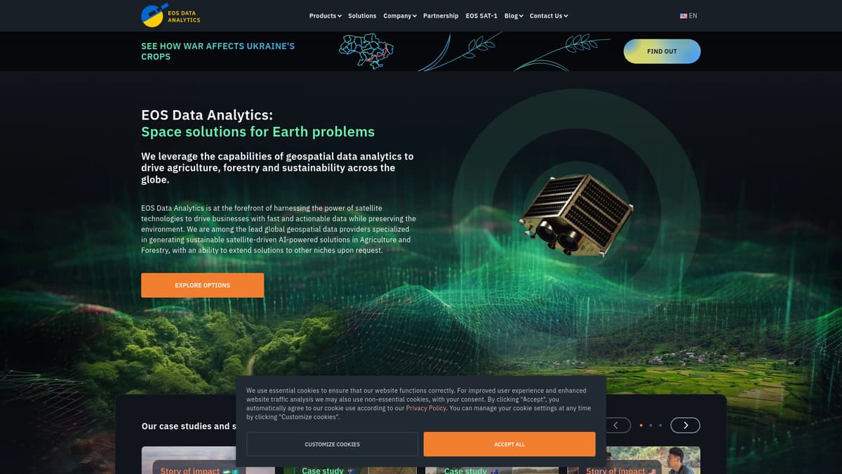 EOS Data Analytics (EOSDA) screenshot 1
