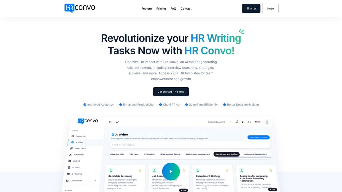 HR Convo screenshot 1