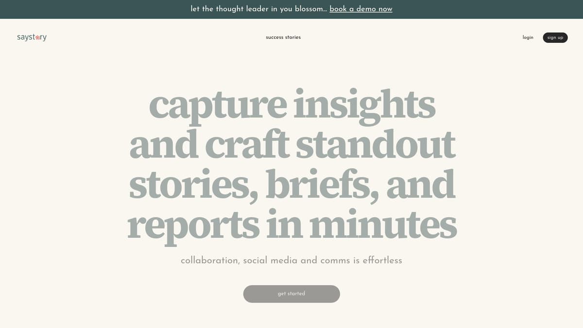 saystory screenshot 1