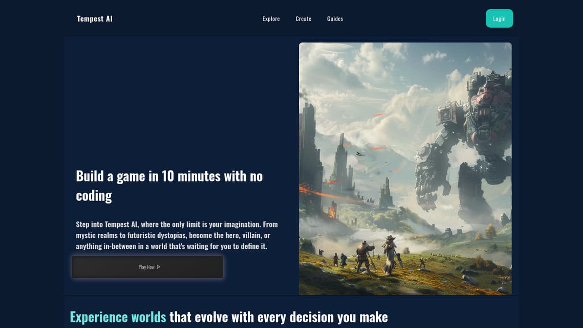 Tempest AI screenshot 1
