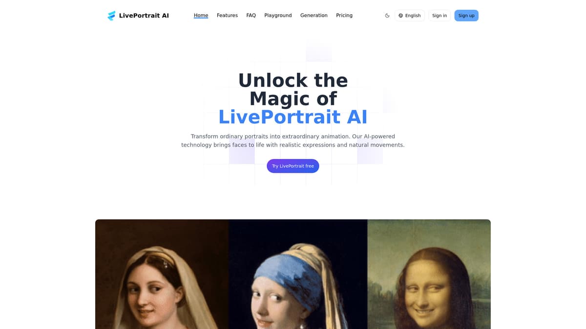 LivePortrait AI screenshot 1