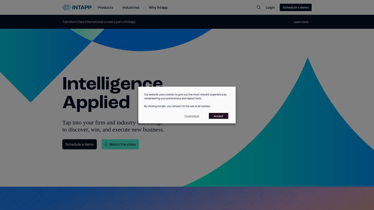 Intapp screenshot 1