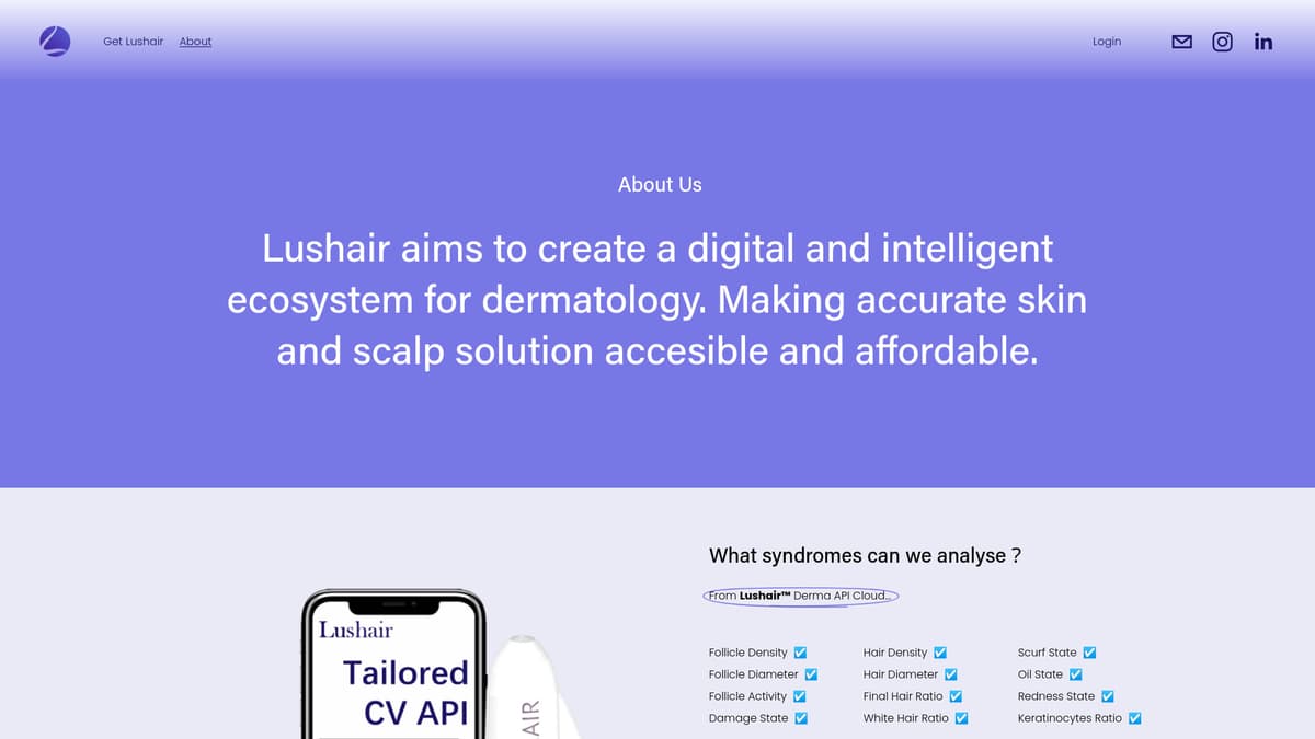 Lushair screenshot 1