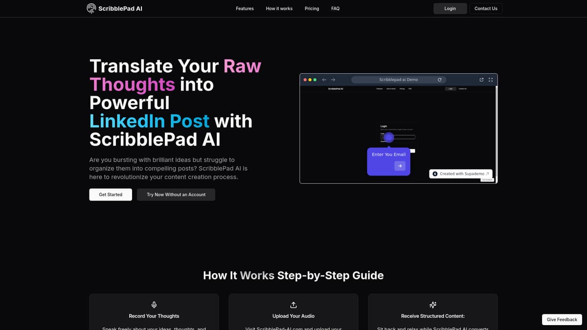 ScribblePad AI screenshot 1