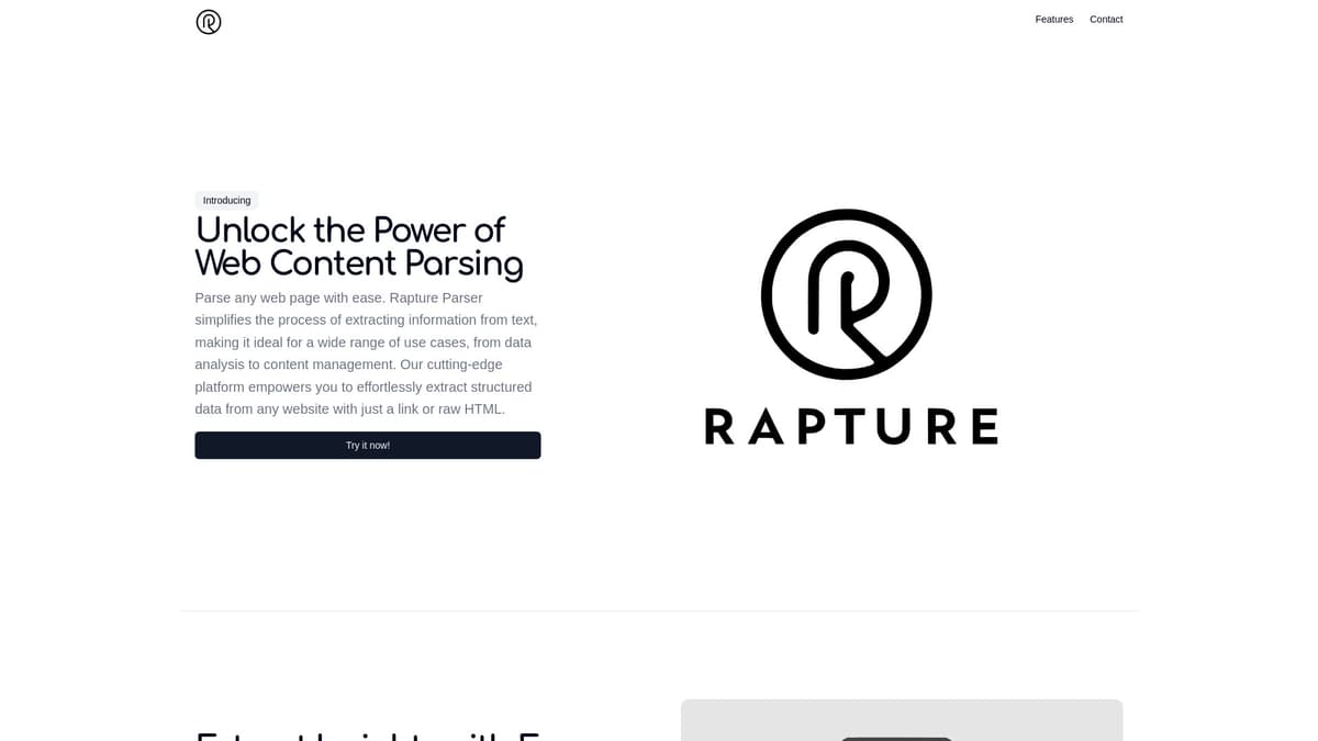Rapture Parser screenshot 1