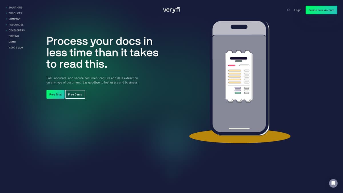 Veryfi screenshot 1