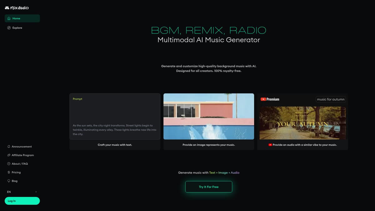 MixAudio screenshot 1
