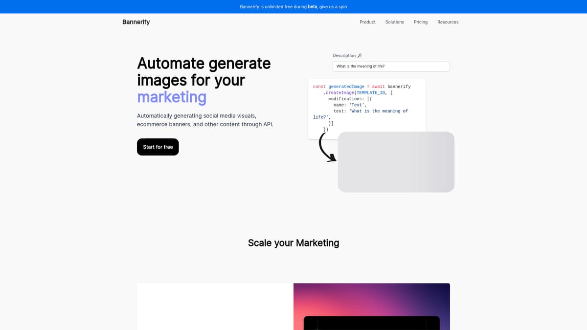 Bannerify screenshot 1