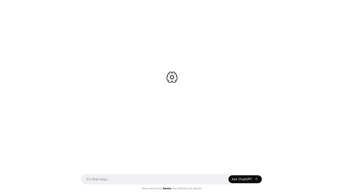 Let Me ChatGPT That For You screenshot 1
