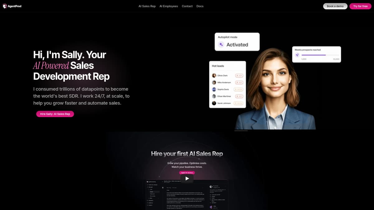 AgentProd screenshot 1