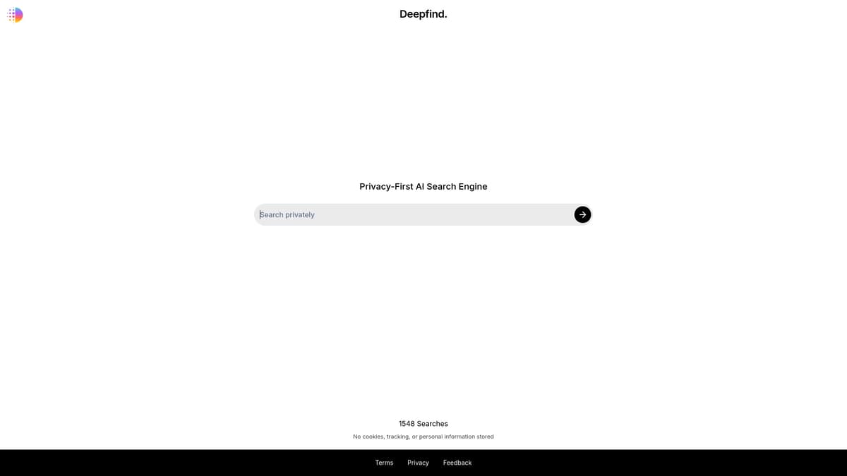 Deepfind screenshot 1