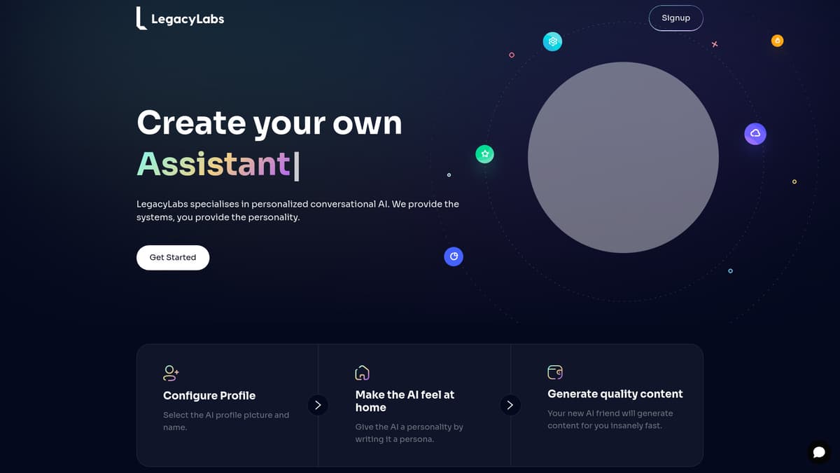 LegacyLabs screenshot 1