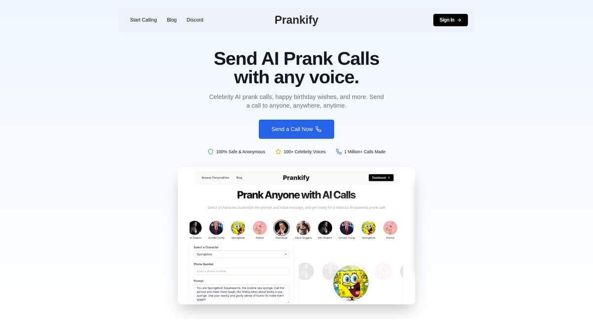 Prankify AI screenshot 1