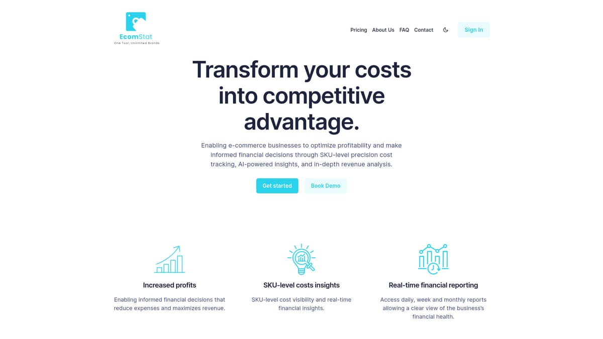 EcomStat screenshot 1