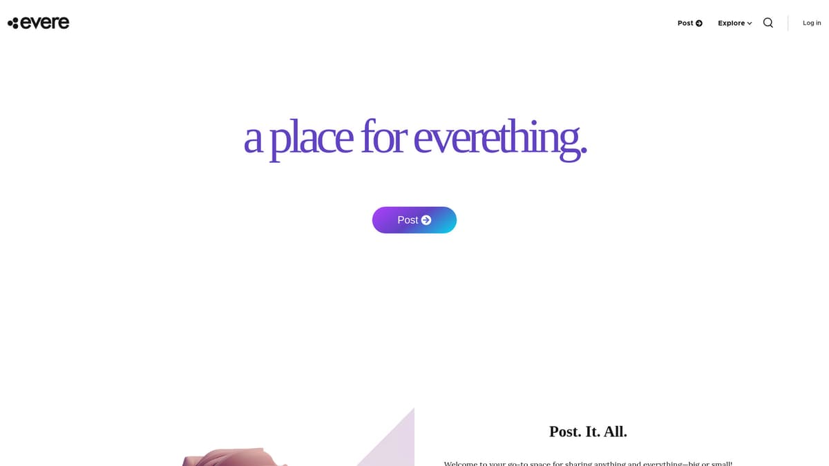Evere screenshot 1