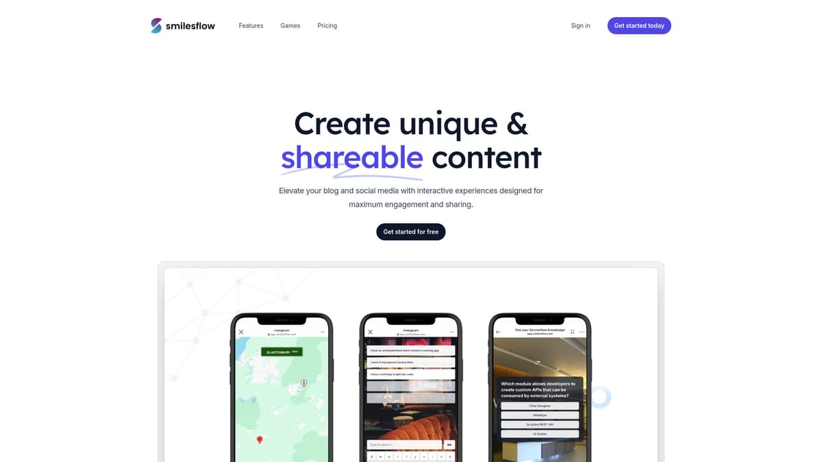 SmilesFlow screenshot 1