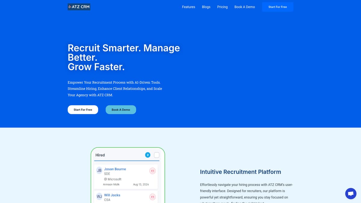 ATZ CRM screenshot 1