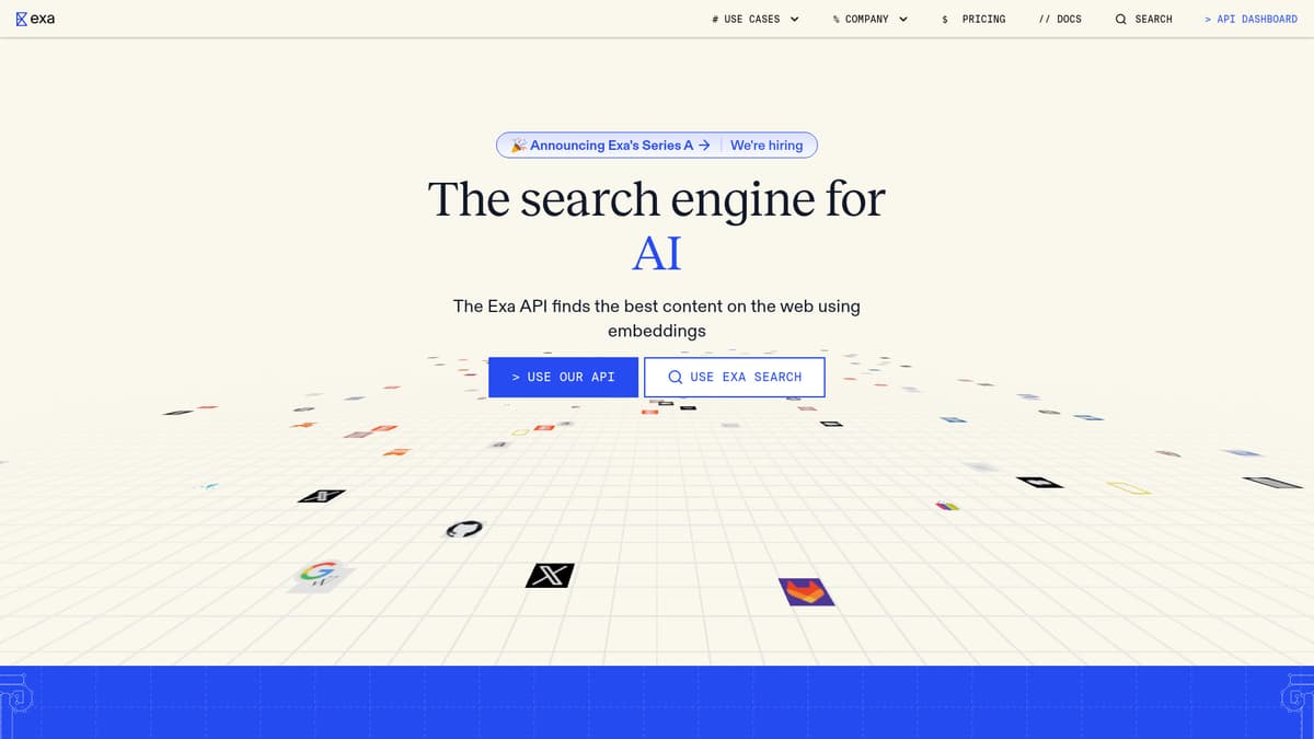 Exa screenshot 1