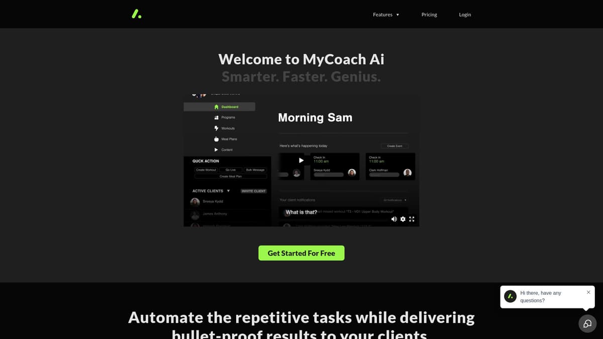 MyCoach Ai screenshot 1