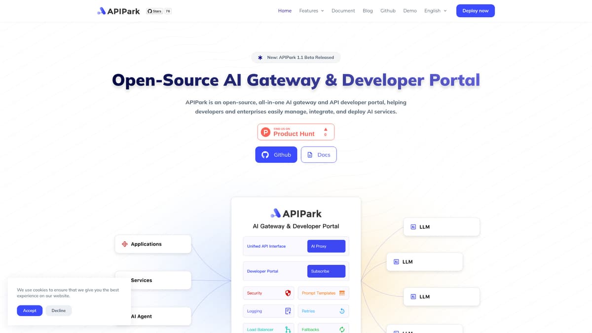 APIPark screenshot 1