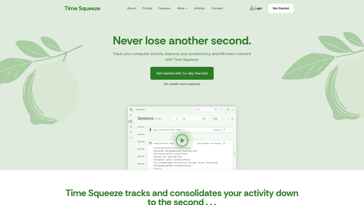 Time Squeeze screenshot 1