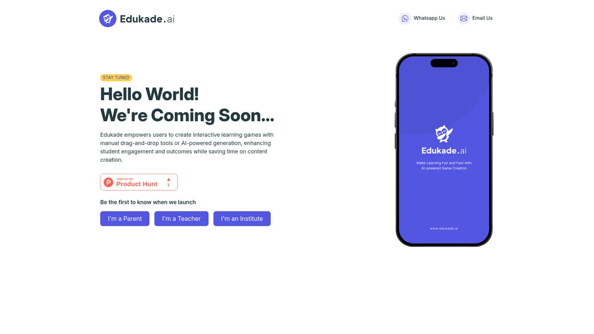 Edukade screenshot 1