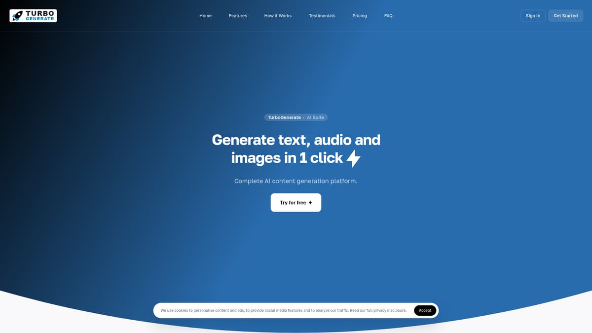 TurboGenerate screenshot 1