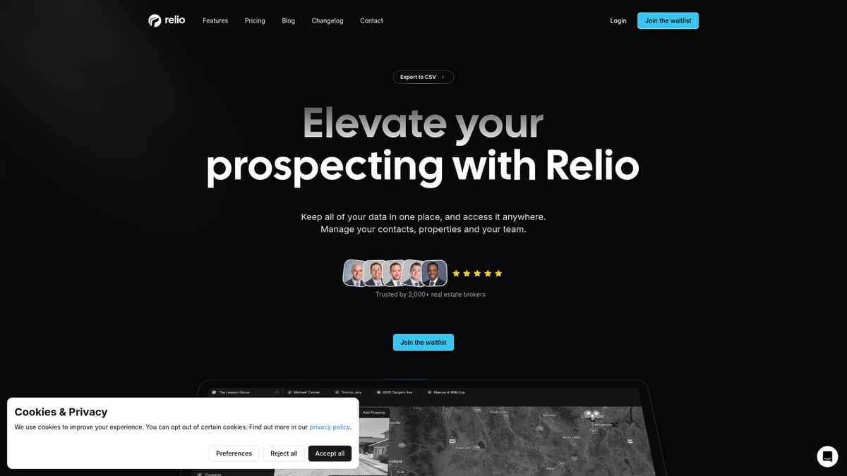 Relio CRM screenshot 1