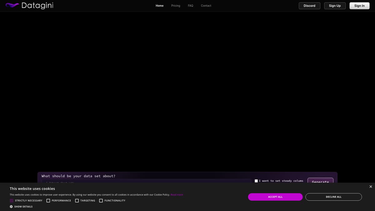 Datagini screenshot 1
