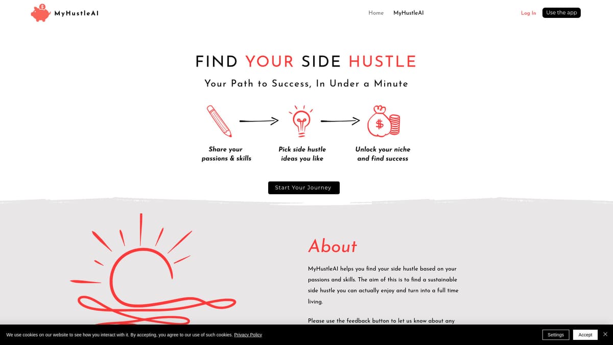 MyHustleAI screenshot 1