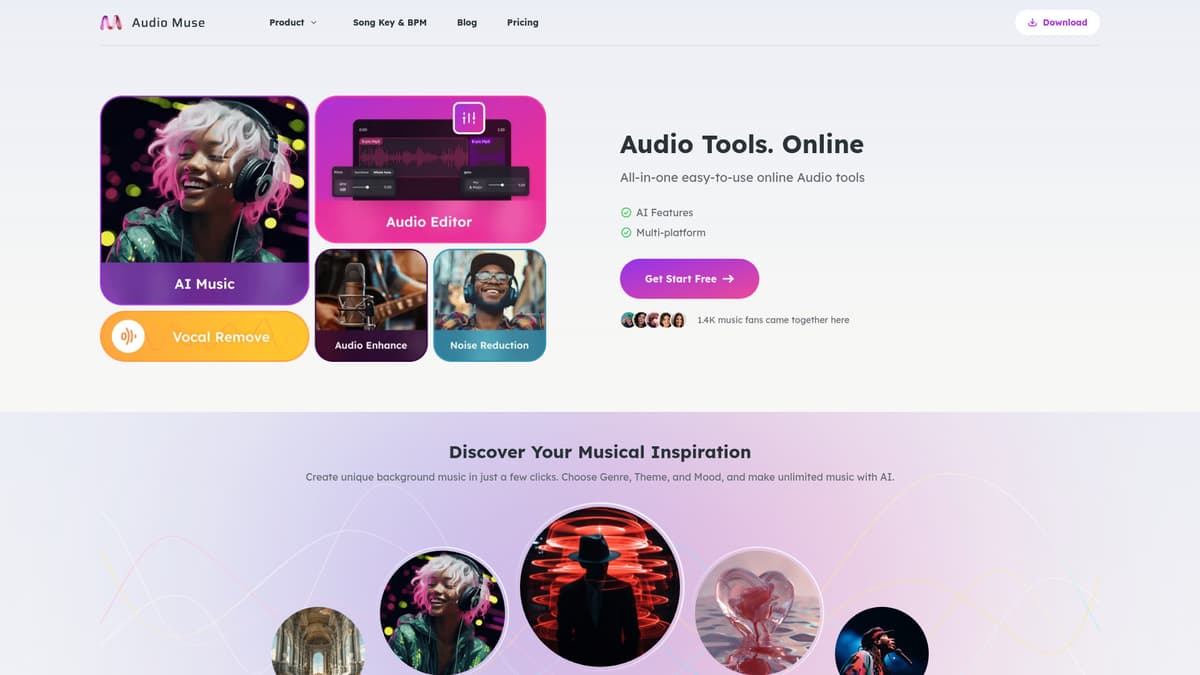 Audio Muse screenshot 1