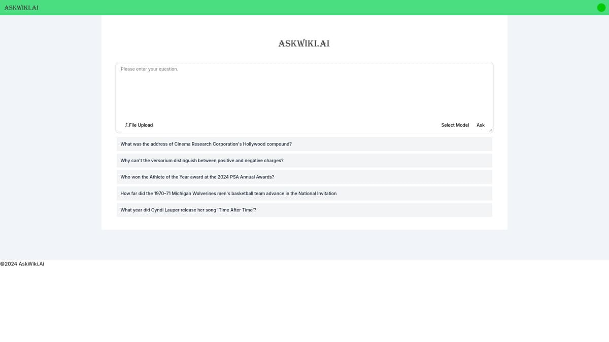 AskWiki.Ai screenshot 1