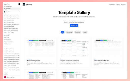 Manaflow AI Chrome Extension screenshot 1