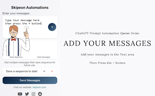 ChatGPT Prompt Automation Queue screenshot 1